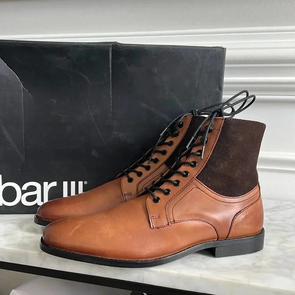 Bar III Boots Jerry Size US 7.5 M Mixed Brown Leather - Picture 1 of 5